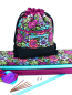 Preview: Designer-Baumwollstoff Nightshade deja vu – Spider Blossom(10 cm)